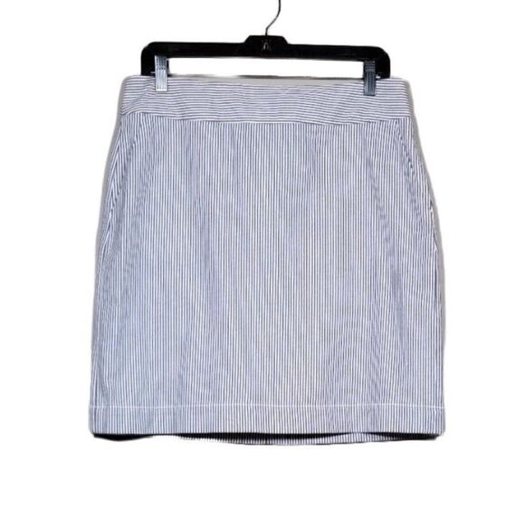 Talbots Pinstripe Pencil Skirt Sz 8P - Picture 1 of 7